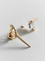 BaubleBar 14K Gold Plated Sterling Silver -
Crystal stud earrings