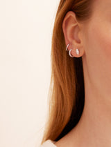BaubleBar Sterling Silver -
Crystal stud earrings