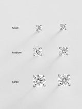 BaubleBar Sterling Silver -
Crystal stud earrings