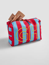 BaubleBar Striped Take It Away Custom Storage Pouch - Custom Rugby