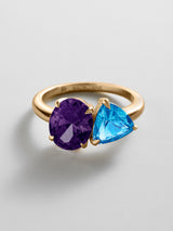 BaubleBar Amethyst|Blue Zircon -
Personalized crystal ring