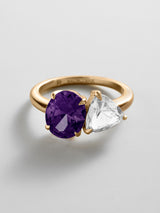 BaubleBar Amethyst|Crystal -
Personalized crystal ring