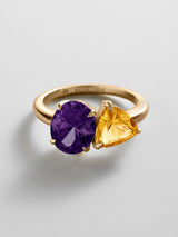 BaubleBar Amethyst|Topaz -
Personalized crystal ring