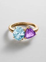 BaubleBar Aquamarine|Light Amethyst -
Personalized crystal ring