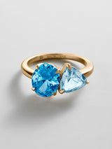 BaubleBar Blue Zircon|Aquamarine -
Personalized crystal ring
