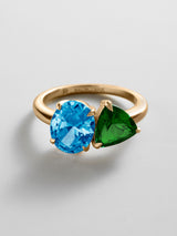 BaubleBar Blue Zircon|Emerald -
Personalized crystal ring
