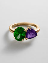BaubleBar Emerald|Amethyst -
Personalized crystal ring