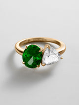 BaubleBar Emerald|Crystal -
Personalized crystal ring