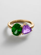 BaubleBar Emerald|Light Amethyst -
Personalized crystal ring