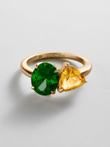 BaubleBar Emerald|Topaz -
Personalized crystal ring