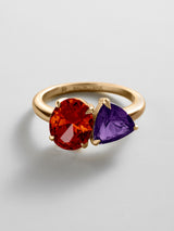 BaubleBar Garnet|Amethyst -
Personalized crystal ring