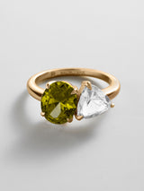 BaubleBar Peridot|Crystal -
Personalized crystal ring