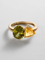 BaubleBar Peridot|Topaz -
Personalized crystal ring