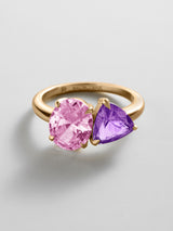 BaubleBar Rose|Light Amethyst -
Personalized crystal ring