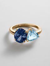 BaubleBar Sapphire|Aquamarine -
Personalized crystal ring