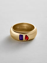 BaubleBar Amethyst|Garnet -
Personalized crystal ring