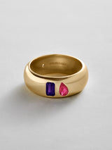 BaubleBar Amethyst|Ruby -
Personalized crystal ring