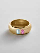 BaubleBar Aquamarine|Rose -
Personalized crystal ring