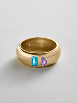 BaubleBar Blue Zircon|Light Amethyst -
Personalized crystal ring