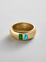 BaubleBar Emerald|Blue Zircon -
Personalized crystal ring
