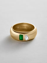 BaubleBar Emerald|Crystal -
Personalized crystal ring