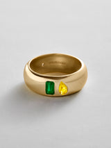BaubleBar Emerald|Topaz -
Personalized crystal ring