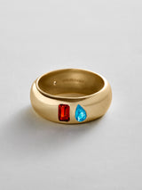 BaubleBar Garnet|Blue Zircon -
Personalized crystal ring