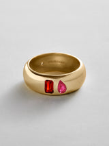 BaubleBar Garnet|Ruby -
Personalized crystal ring