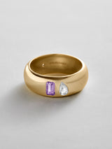 BaubleBar Light Amethyst|Crystal -
Personalized crystal ring