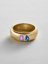 BaubleBar Light Amethyst|Sapphire -
Personalized crystal ring