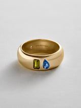 BaubleBar Peridot|Sapphire -
Personalized crystal ring
