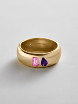 BaubleBar Rose|Amethyst -
Personalized crystal ring