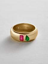 BaubleBar Ruby|Emerald -
Personalized crystal ring