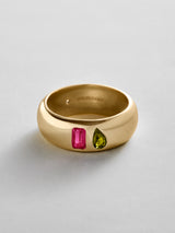 BaubleBar Ruby|Peridot -
Personalized crystal ring