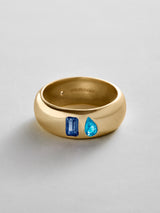 BaubleBar Sapphire|Blue Zircon -
Personalized crystal ring