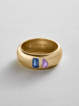 BaubleBar Sapphire|Light Amethyst -
Personalized crystal ring