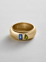 BaubleBar Sapphire|Peridot -
Personalized crystal ring