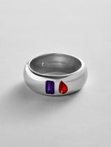 BaubleBar Amethyst|Garnet -
Personalized crystal ring