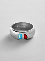 BaubleBar Blue Zircon|Garnet -
Personalized crystal ring
