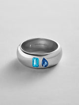 BaubleBar Blue Zircon|Sapphire -
Personalized crystal ring