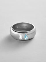 BaubleBar Crystal|Aquamarine -
Personalized crystal ring