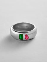 BaubleBar Emerald|Ruby -
Personalized crystal ring