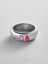 BaubleBar Light Amethyst|Ruby -
Personalized crystal ring