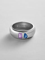 BaubleBar Light Amethyst|Sapphire -
Personalized crystal ring
