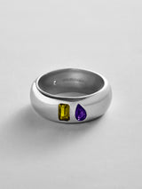 BaubleBar Peridot|Amethyst -
Personalized crystal ring
