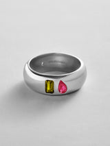 BaubleBar Peridot|Ruby -
Personalized crystal ring