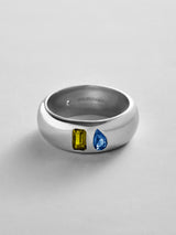 BaubleBar Peridot|Sapphire -
Personalized crystal ring
