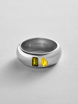 BaubleBar Peridot|Topaz -
Personalized crystal ring
