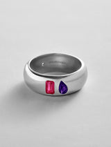 BaubleBar Ruby|Amethyst -
Personalized crystal ring