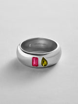 BaubleBar Ruby|Peridot -
Personalized crystal ring